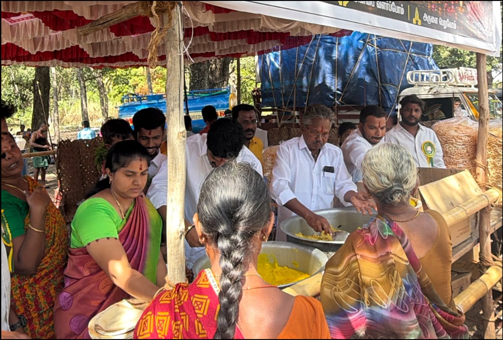 Annadhanam service in the community